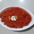 Harsha Solanki का कुकस्नैप जब उन्होंने गाजर का हलवा (gajar ka halwa recipe in Hindi) बनाया था।
