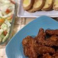 Cooksnap dari Yunorina untuk resep Fire Chicken ala Richeese with Cheese Sauce (Ayam Pedas)
