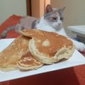 El cooksnap de Agatha cuando hizo Hotcakes o pancakes.