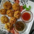 Sheela Biswas 's cooksnap of when they made চিকেন মোমো (Chicken momo recipe in Bengali).