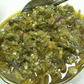 Cooksnap dari Risvi Vie untuk resep Sambal cabe hijau / sambal hijau padang