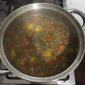 El cooksnap de Camila Barría Oyarce cuando hizo Lentejas con arroz.
