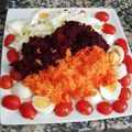 El cooksnap de Cecilia Delgado cuando hizo Ensalada cruda multicolor.