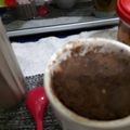 El cooksnap de Carolina Salinas cuando hizo Bizcochuelo en taza.