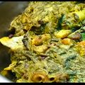 Rupa Pal's cooksnap of when they made ইলিশের মাথা দিয়ে কচুশাক (Ilisher Matha Diye Kochu saag).