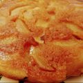 El cooksnap de María Magdalena Chamorro cuando hizo Torta de manzana invertida.