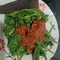 Cooksnap dari Ika Ratih Anggaraeni untuk resep Rujak Kangkung