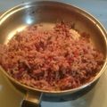 El cooksnap de Rafael Montero cuando hizo Gallo Pinto costarricense.