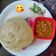 Reena Verbey का कुकस्नैप जब उन्होंने छोले भटूरे (Chole bhature recipe in Hindi) बनाया था।