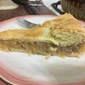 El cooksnap de Virginia cuando hizo Apple Pie (pastel de manzanas).