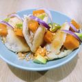 El cooksnap de MariadeGrazia cuando hizo Mini arepas con falso ceviche de atún.