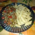 El cooksnap de Sol Frade cuando hizo Ragú de lentejas y fideos vegano 🌿🍛.