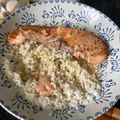 El cooksnap de Teresa Torras cuando hizo Salmón con mandarina y miel en Airfryer.