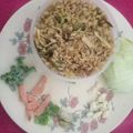 Bina Talati's cooksnap of when they made સેઝવન ફ્રાઈડ રાઈસ (Schezwan Fried Rice Recipe In Gujarati).