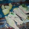 El cooksnap de Ceci Candria cuando hizo Salmón con crema al horno.