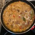 El cooksnap de Guillermo N cuando hizo Patatas con setas y bacalao.