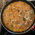 El cooksnap de Guillermo N cuando hizo Patatas con setas y bacalao.