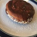 El cooksnap de Perla cuando hizo Alfajores con harina de arroz.