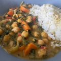 El cooksnap de Ramón Esteban López cuando hizo Garbanzos al curry.