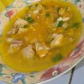 Cooksnap dari Siti Hapsari Prameswari Wirapertiwi untuk resep MPASI 1y: Sup Ayam dan Nasi Keju
