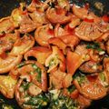 El cooksnap de Nuria_Es cuando hizo Níscalos con ajo y perejil.