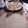 El cooksnap de laura cuando hizo Fideos sin tacc con dos salsas.