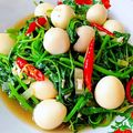 Cooksnap dari Nay's Kitchen untuk resep Tumis Bayam Telur Puyuh