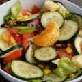 El cooksnap de Noelia Agaras cuando hizo Ensalada colorida agridulce.