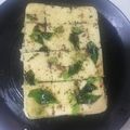 Shital Bhanushali 's cooksnap of when they made નાયલોન ખમણ (Naylon Khaman Recipe in Gujarati).