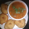 Dolly Kachhwani's cooksnap of when they made Medu vada sambar.