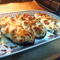 El cooksnap de Tessa cuando hizo Berenjena rellena de carne picada y bechamel.