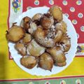 El cooksnap de Valeria Freitas cuando hizo Buñuelos dulces.