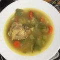 El cooksnap de Orlando Grada García cuando hizo Caldo de pollo con verduras🌹.