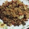 Cooksnap LayaLiaa semasa beliau membuat Nasi Goreng Sate.