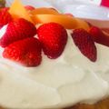 Taylor 's cooksnap of when they made Victoria Sponge Cake with Creme Fraiche and Fruit Topping.