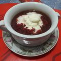 El cooksnap de Mahia Minteguiaga cuando hizo Sopa borsch.