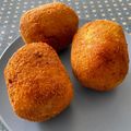 Liam's cooksnap of when they made Easy Scotch Eggs.