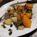 El cooksnap de Lucía Franco cuando hizo Puchero.