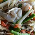 รูป Cooksnap ของ piya peipei เมื่อเขาทำ ส้มตำกุ้งสด