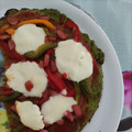 El cooksnap de Raquel Orta cuando hizo Pizza con Masa de Brócoli.