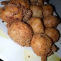 Chef K. Madaks Bakery's cooksnap of when they made Yam balls.