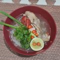 Cooksnap dari febrinaamel untuk resep PHỞ GÀ (VIETNAMESE CHICKEN RICE NOODLE SOUP)