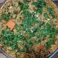 El cooksnap de jorge cuando hizo Paella de mariscos en el disco.