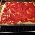 El cooksnap de Alejandro Pereira cuando hizo Pizza sin gluten.