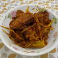 Cooksnap Inaz Sa’ad semasa beliau membuat Ayam masak serai.