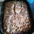 El cooksnap de Karen Hernández cuando hizo Kuchen de arándanos.