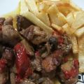 Cooksnap από Aggelos30 στη συνταγή Μπριζόλες με λαχανικά και μανιτάρια στη γάστρα