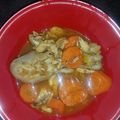 El cooksnap de Soto Yanetsita cuando hizo Pollo en salsa y calabacitas.