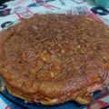 El cooksnap de Anna Bella alias Moni Argento cuando hizo Tortilla de hojas y pencas de remolacha.