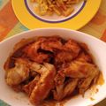 El cooksnap de Sekhmet cuando hizo Alitas de pollo en salsa barbacoa Thermomix.